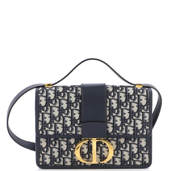 Christian Dior 30 Montaigne Flap Bag Oblique Canvas