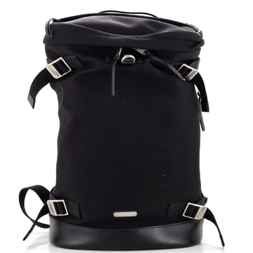 Saint Laurent Rivington Race Convertible Backpack Canvas with Leather