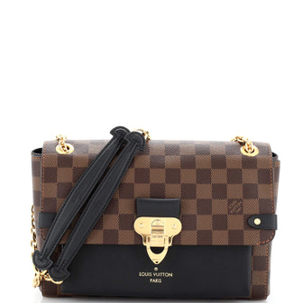 Louis Vuitton Vavin Handbag Damier with Leather PM