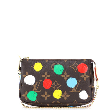 Louis Vuitton Pochette Accessoires Yayoi Kusama Painted Dots Monogram Canvas Mini
