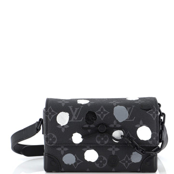 Louis Vuitton Steamer Wearable Wallet Yayoi Kusama Painted Dots Monogram Eclipse Canvas