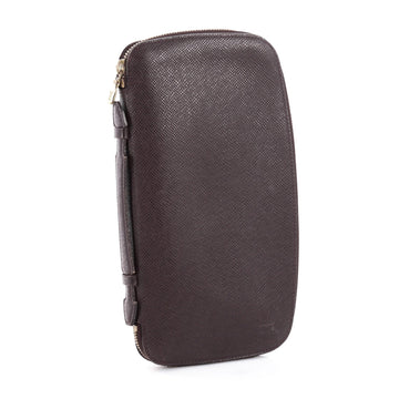 Louis Vuitton Atoll Organizer Wallet Taiga Leather Purple
