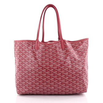 Goyard St. Louis Tote Coated Canvas PM Red 2162603