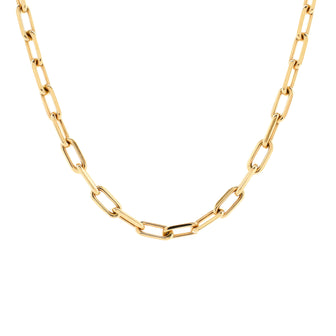 Cartier Santos de Cartier Chain Necklace 18K Yellow Gold