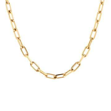 Cartier Santos de Cartier Chain Necklace 18K Yellow Gold