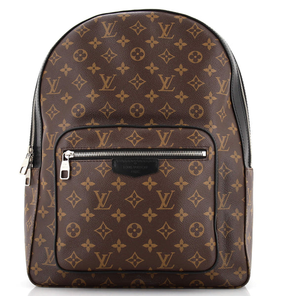 Louis Vuitton Monogram Macassar Canvas Josh Backpack Bag Brown Cloth  ref.544101 - Joli Closet