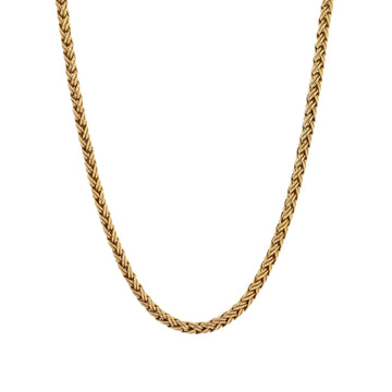Tiffany & Co. Twist Chain Necklace 18K Yellow Gold