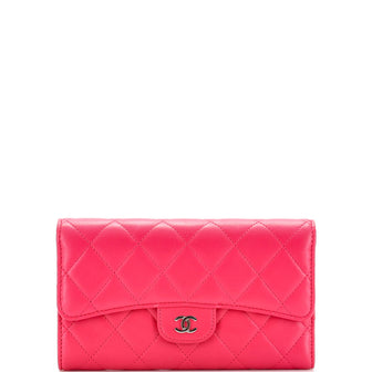 L gusset flap wallet chanel Clearance