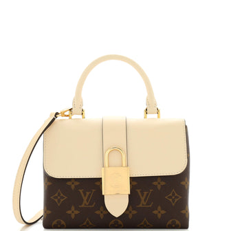 Louis Vuitton Locky Handbag Monogram Canvas with Leather BB