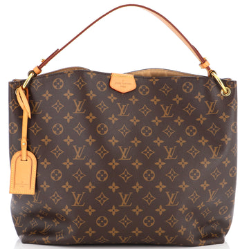 Louis Vuitton Graceful Handbag Monogram Canvas MM