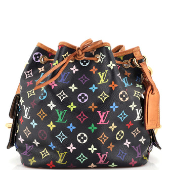 Louis Vuitton Petit Noe Handbag Monogram Multicolor