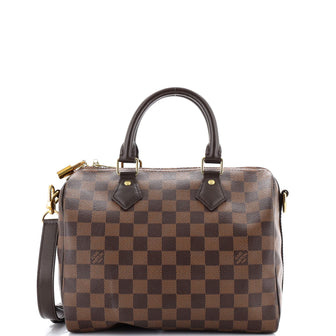 Louis Vuitton Speedy Bandouliere Bag Damier 25
