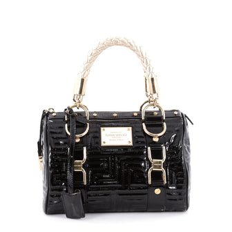 Versace Snap Out Of It Handbag Matelasse Patent Small 2164502
