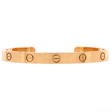 Cartier Love Cuff Bracelet 18K Rose Gold