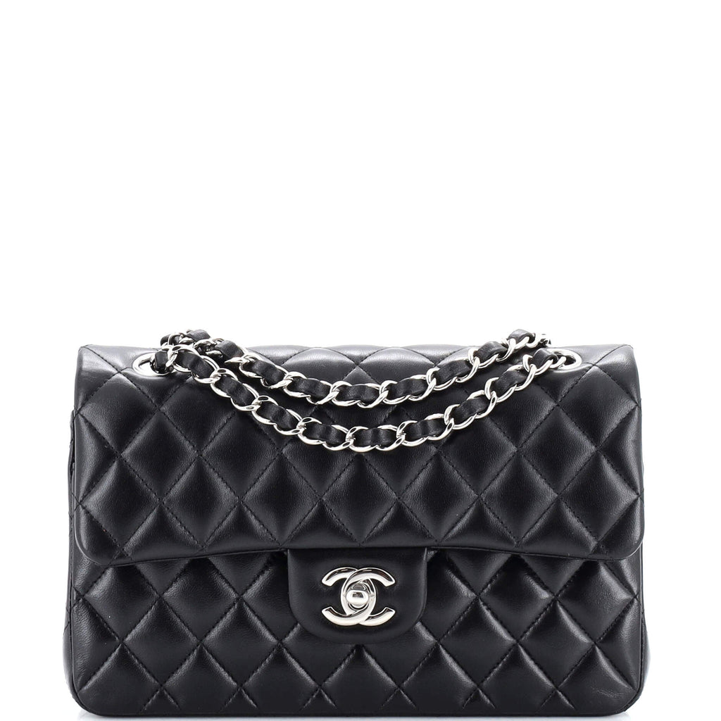 Chanel Flap Bag Quilted Lambskin Small Black 2164872
