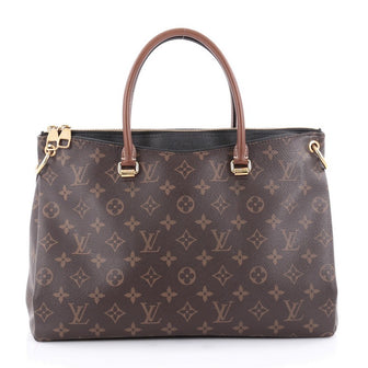 Louis Vuitton Pallas Tote Monogram Canvas Brown 2164901