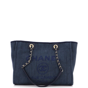 Chanel Deauville Tote Mixed Fibers Small