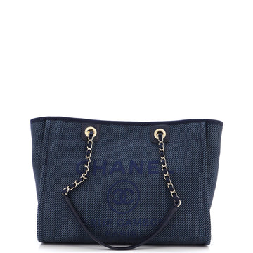 Chanel Deauville Tote Mixed Fibers Small