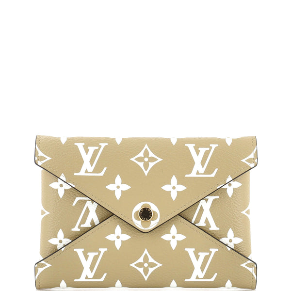 Louis Vuitton Beige Monogram Giant Pochette Kirigami MM Envelop