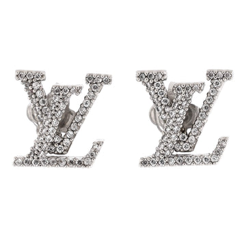 Louis Vuitton LV Iconic Stud Earrings Metal with Crystals