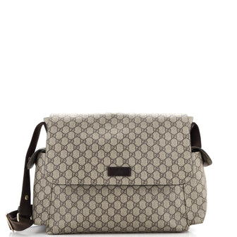 Gucci Diaper Bag GG Coated Canvas