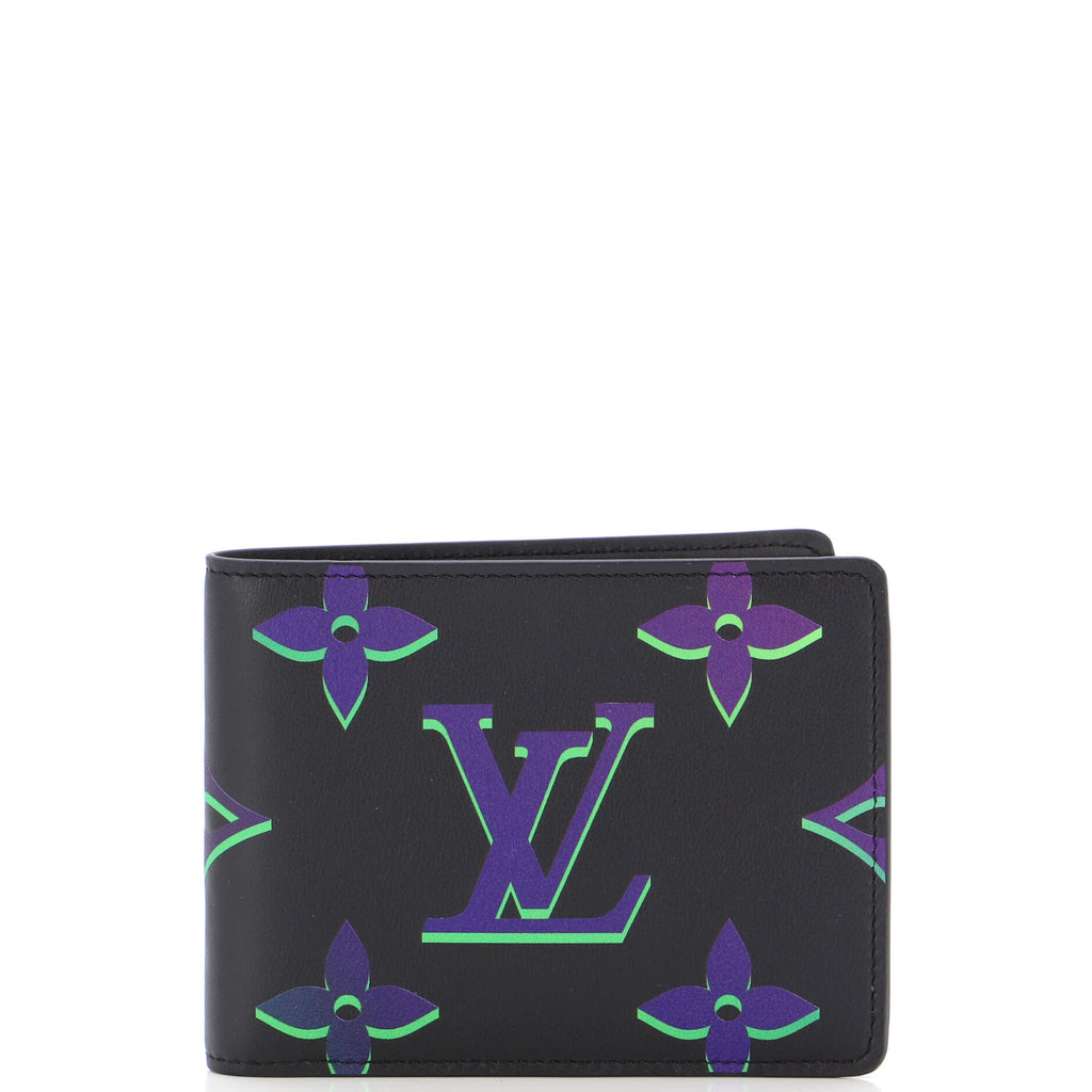 Louis Vuitton Black Multicolor Monogram Spotlight Multiple Wallet