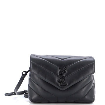 Saint Laurent Loulou Shoulder Bag Matelasse Chevron Leather Toy