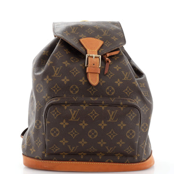 Louis Vuitton Vintage Montsouris Backpack Monogram Canvas GM