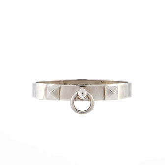 Hermes Collier de Chien Bracelet Sterling Silver PM