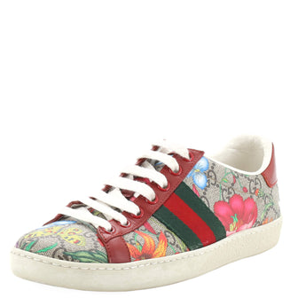 Gucci Ace Sneakers Printed Coated Canvas