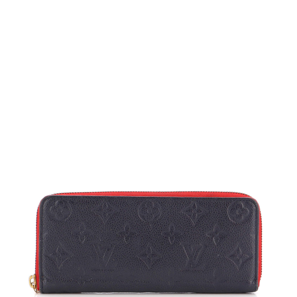 Newest addition - clemence wallet in black empreinte leather