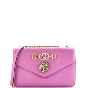 Gucci Rajah Chain Shoulder Bag Leather Medium
