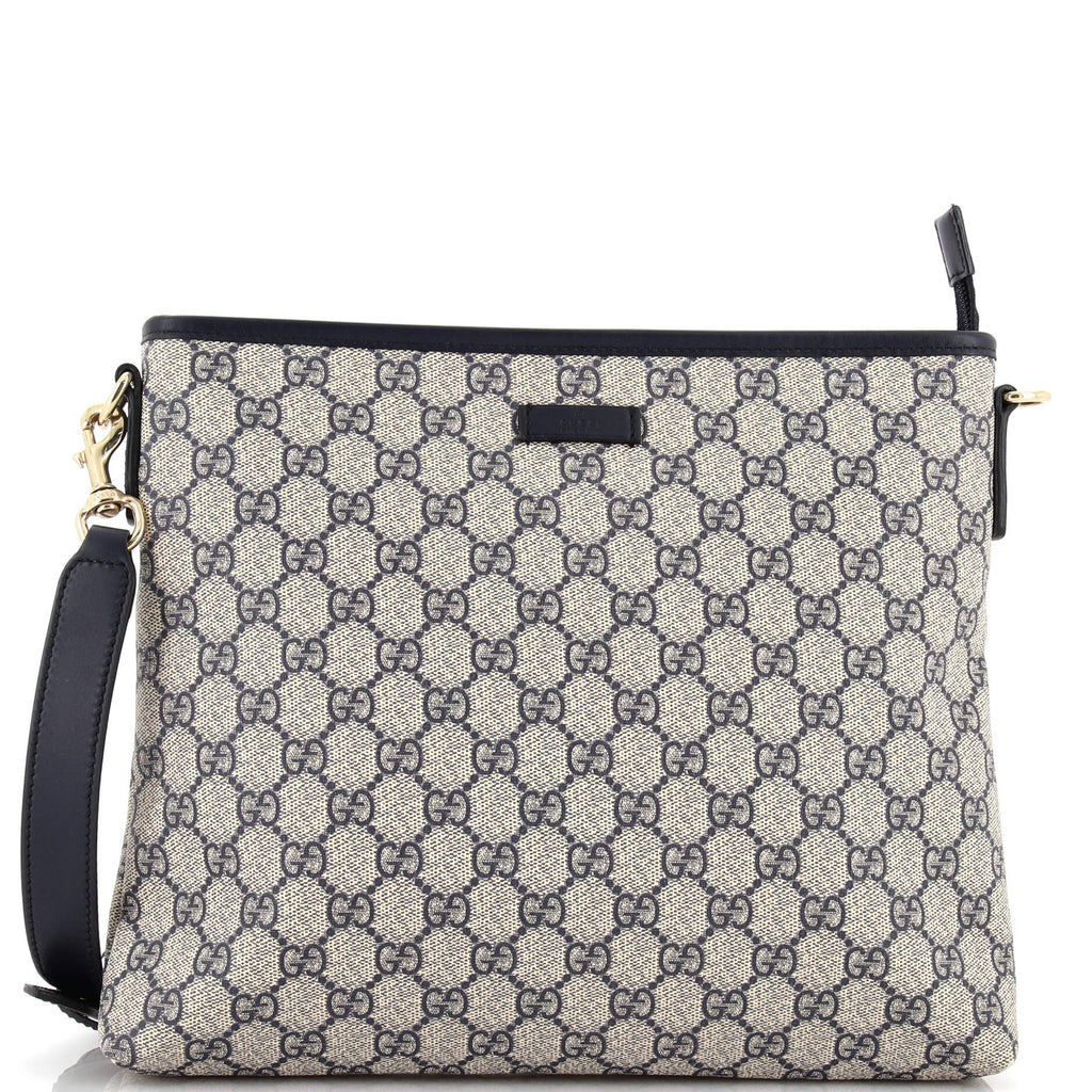 GUCCI バッグ Gucci Zip Top Messenger Bag (Outlet) GG Coated Canvas Medium 216633