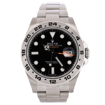 Rolex Oyster Perpetual Explorer II Automatic Watch Stainless Steel 42