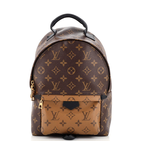 Louis+Vuitton+Palm+Springs+Backpack+PM+Brown+Canvas%2FLeather for