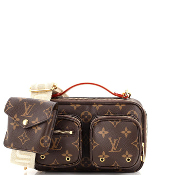 Louis Vuitton Utility Crossbody Bag Monogram Canvas
