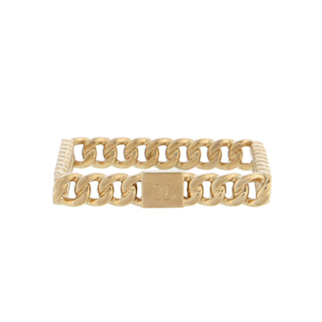 Chanel Square CC Bangle Bracelet Necklace Metal