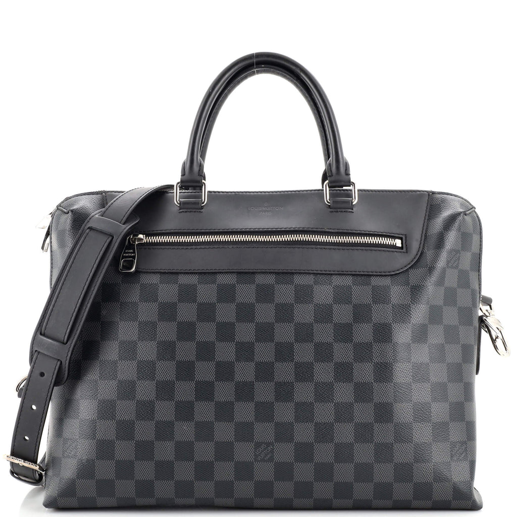 Porte-Documents Jour Damier Graphite - Bags