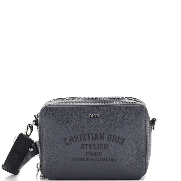 ら*送様 Christian Dior Dior Trek Messenger Bag with Flap Black Dior Oblique Nylon | DIOR