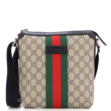Gucci Web Messenger Bag GG Coated Canvas Small