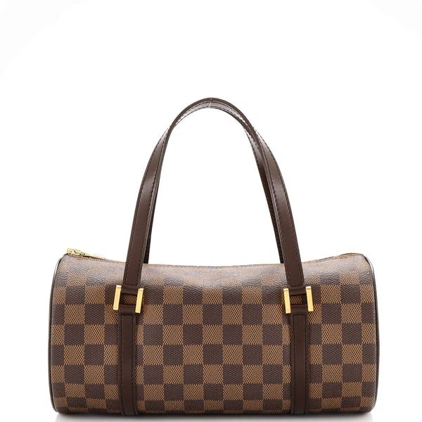 Louis Vuitton Papillon Handbag Damier 26 Brown 21663716