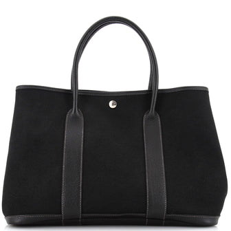 Hermes Garden Party Tote Toile and Leather 36