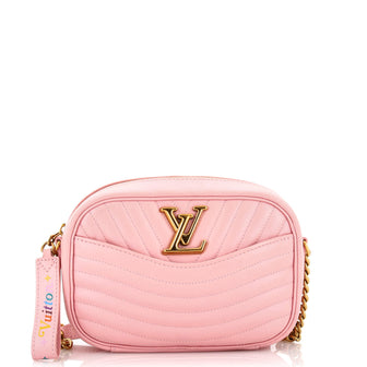 Louis Vuitton New Wave Camera Bag Quilted Leather Pink 21663734