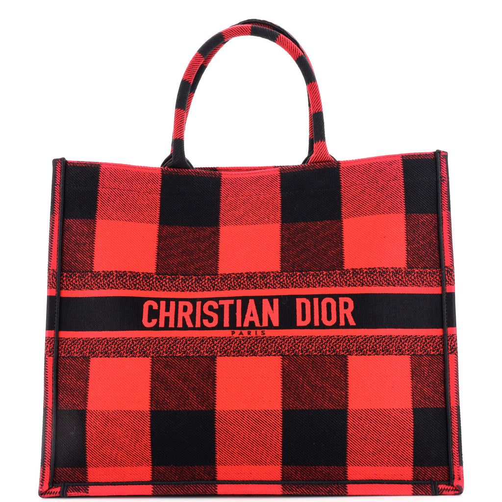 Large Dior Tote (New Red)