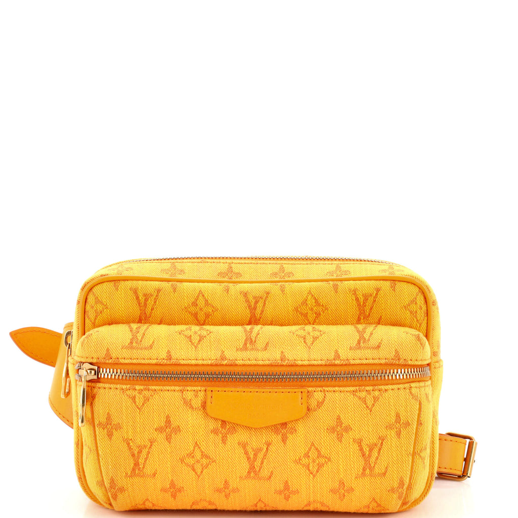 Louis Vuitton Outdoor BumBag Monogram Denim Orange 21663769