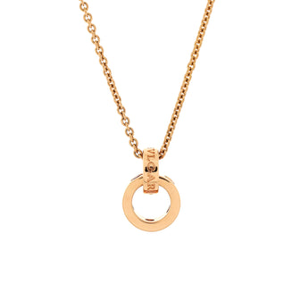 Bvlgari Roman Sorbets Pendant Necklace 18K Rose Gold with Amethyst and Pink Tourmalines