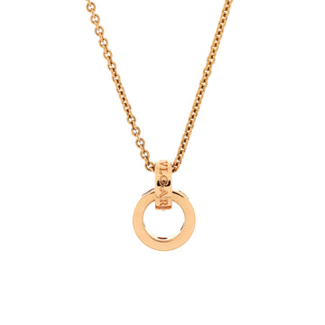 Bvlgari Roman Sorbets Pendant Necklace 18K Rose Gold with Amethyst and Pink Tourmalines