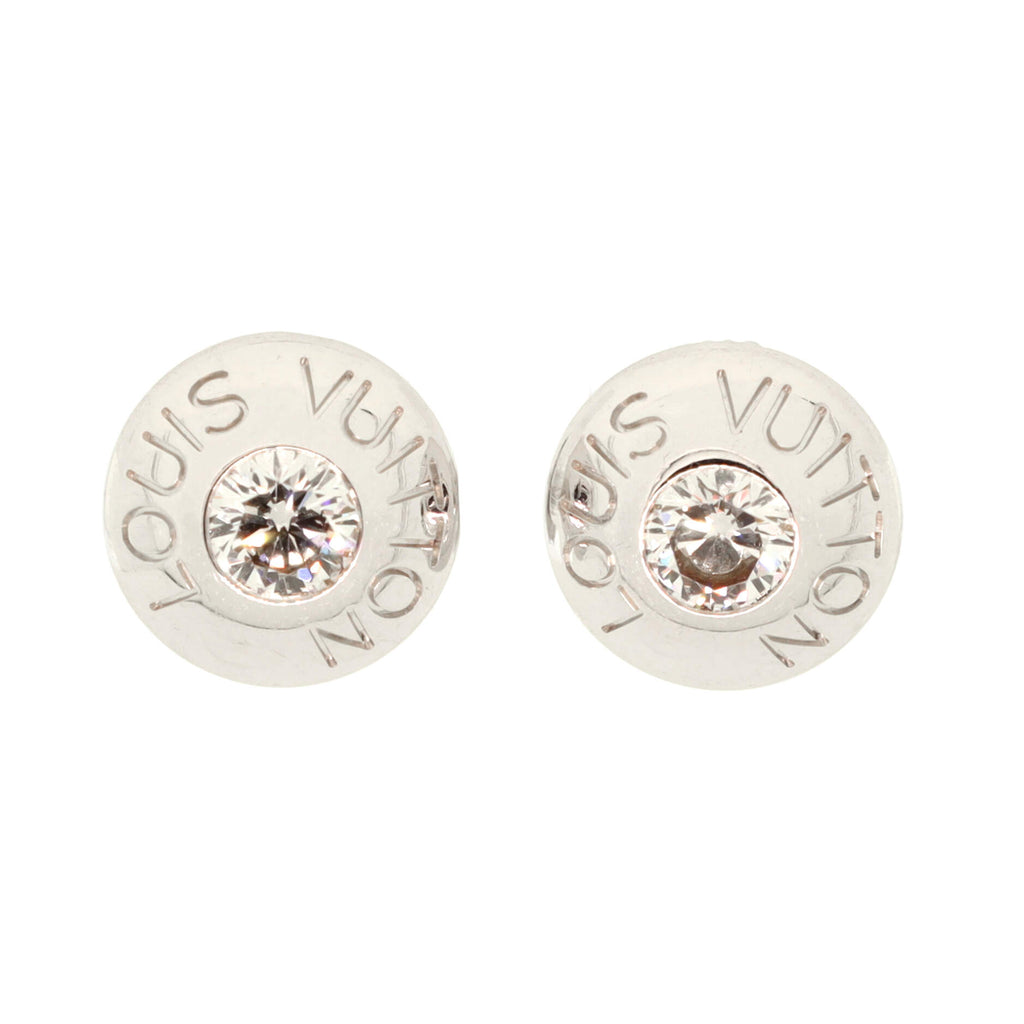 LOUIS VUITTON Gold and silver earrings