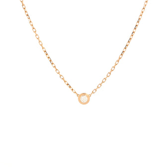 Cartier Cartier D'Amour Pendant Necklace 18K Rose Gold with Diamond Small