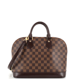 Louis Vuitton Vintage Alma Handbag Damier PM